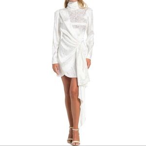 $398‼️NWT RONNY KOBO MINI SEXY COCKTAIL WEDDING BRIDAL CLUB PARTY WHITE DRESS S